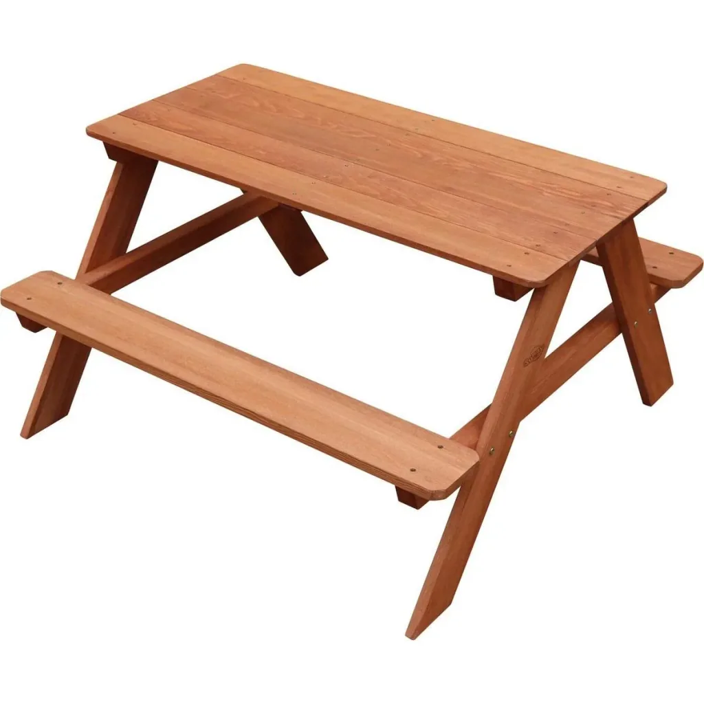 Dave Picnic Table | Brown | FSC Wood | 89x89x50cm