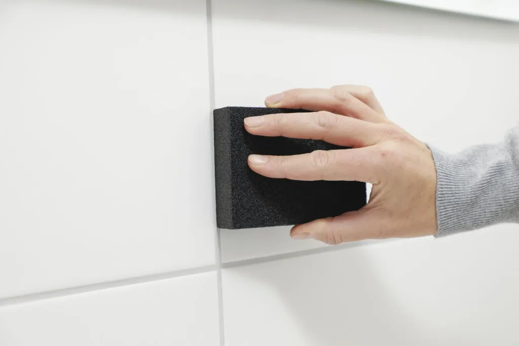 Grout cleaner sponges, set of 4