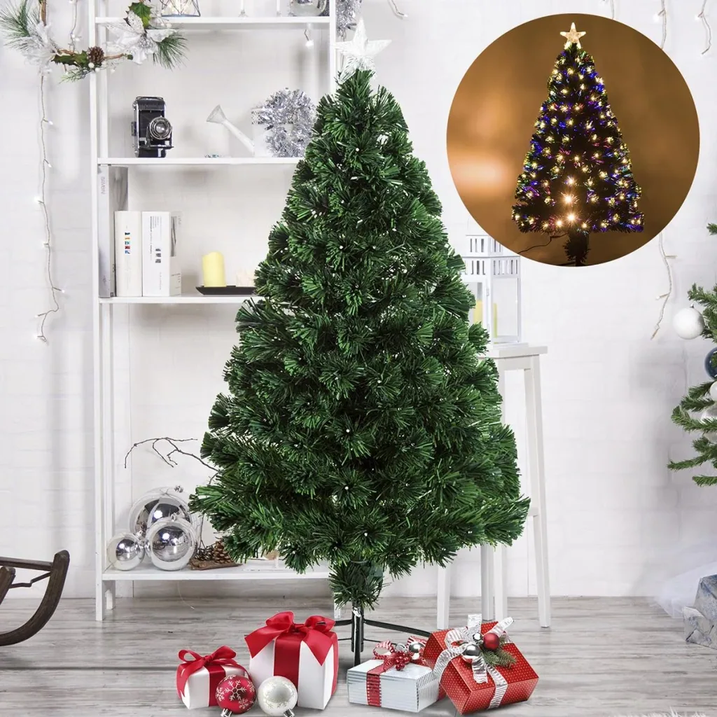 Christmas tree including metal stand green