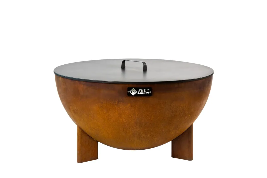 Black metal lid for TRIA
