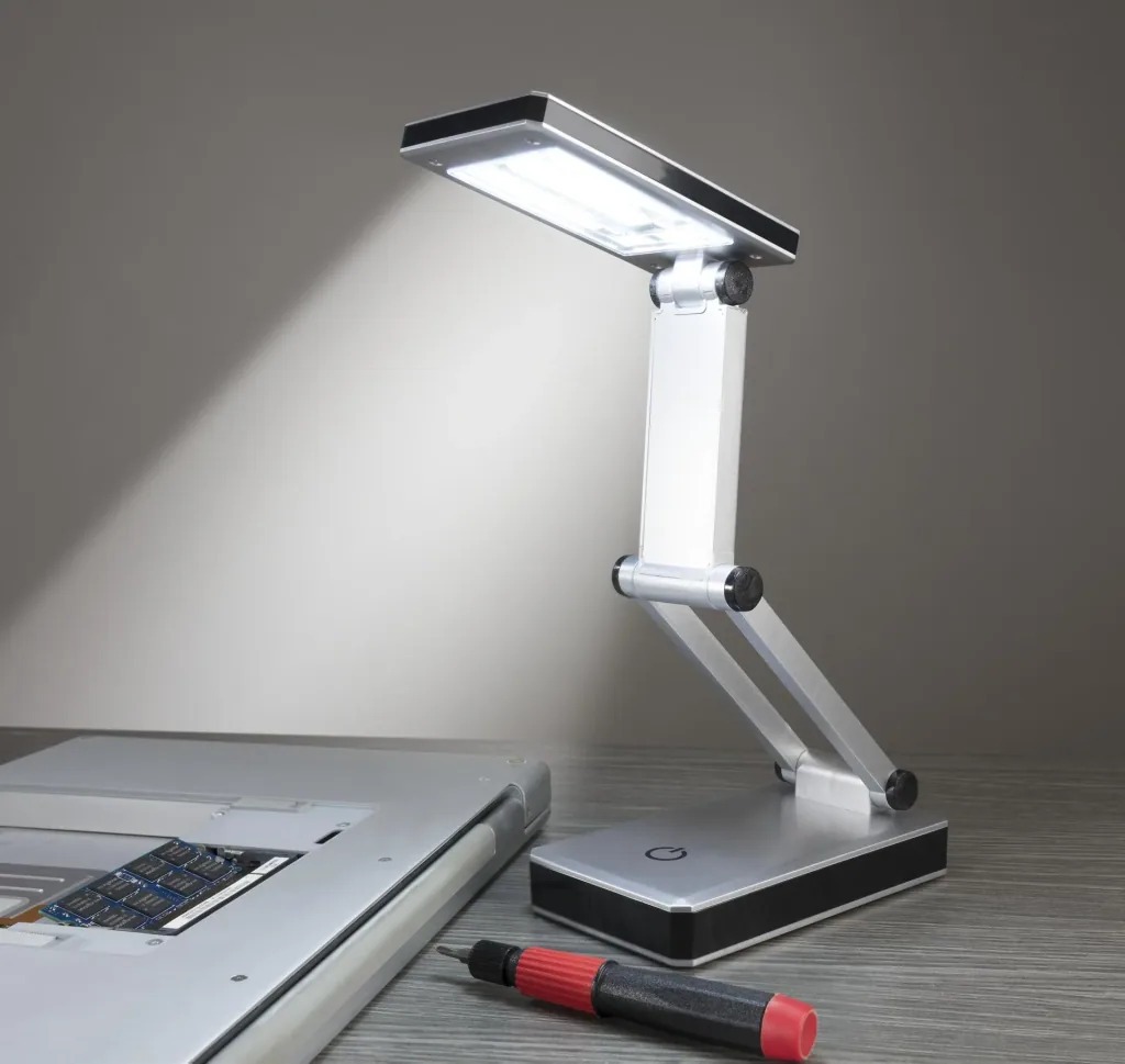 Foldable table lamp COB 3 Watt