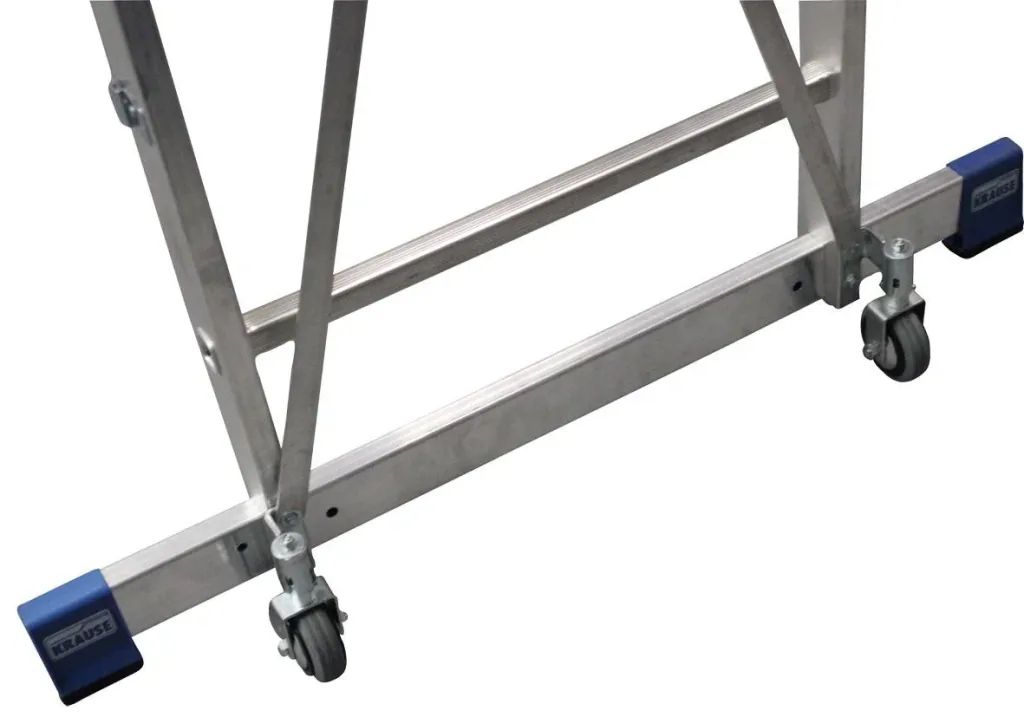 Stepladder with large standing platform, 7 steps