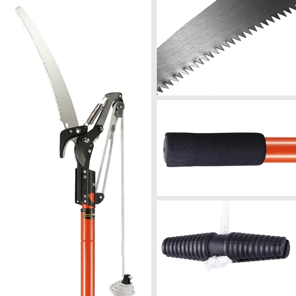 Telescopic shears with pruning shears