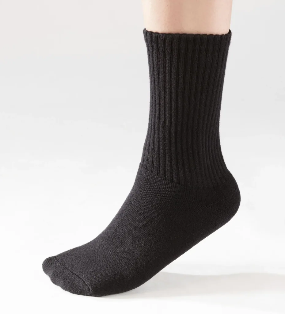Thermal socks in a pack of 6, color black, size 36/41