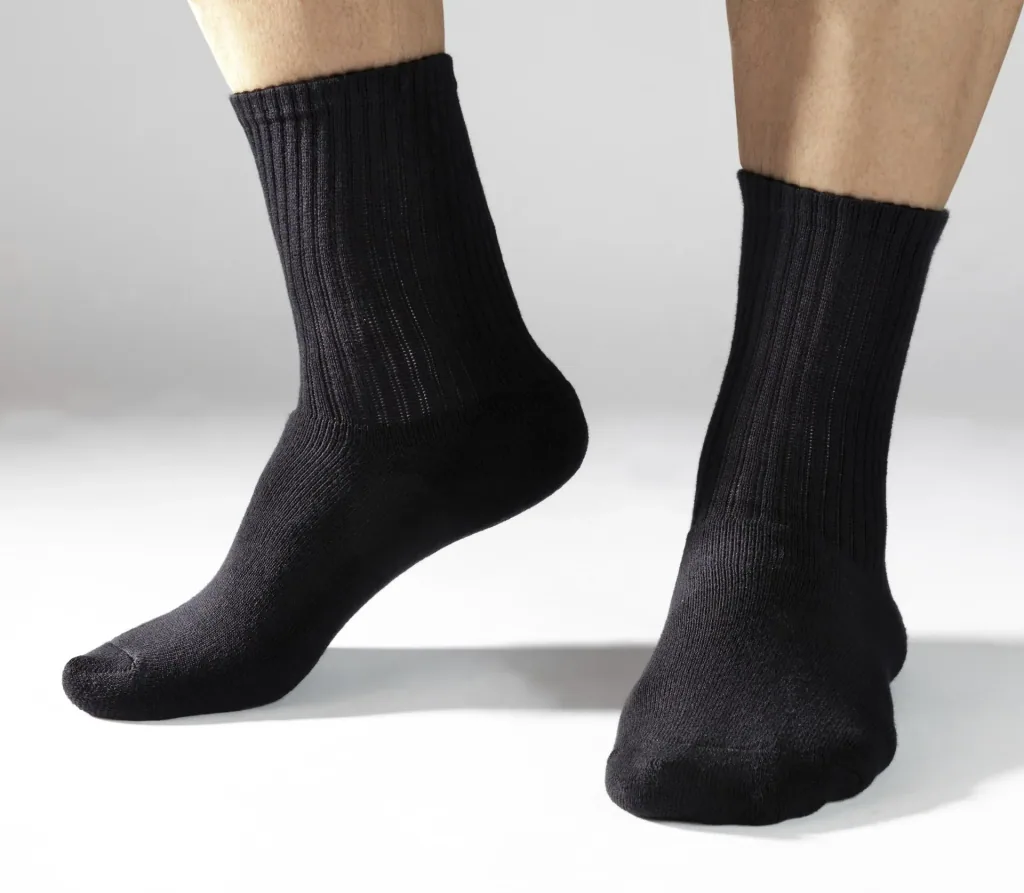 Thermal socks in a pack of 6, color black, size 36/41