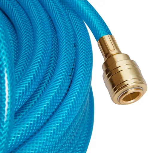 15 m air hose with quick coupling and plug