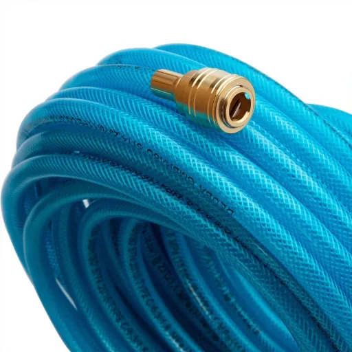 15 m air hose with quick coupling and plug