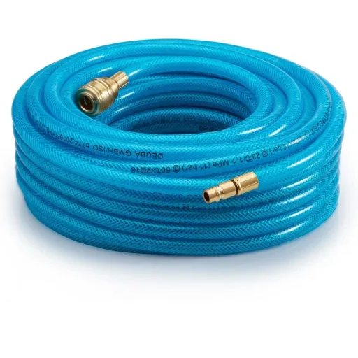 15 m air hose with quick coupling and plug