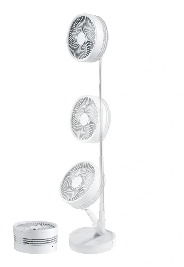 Fold & Cold, cordless battery-operated fan