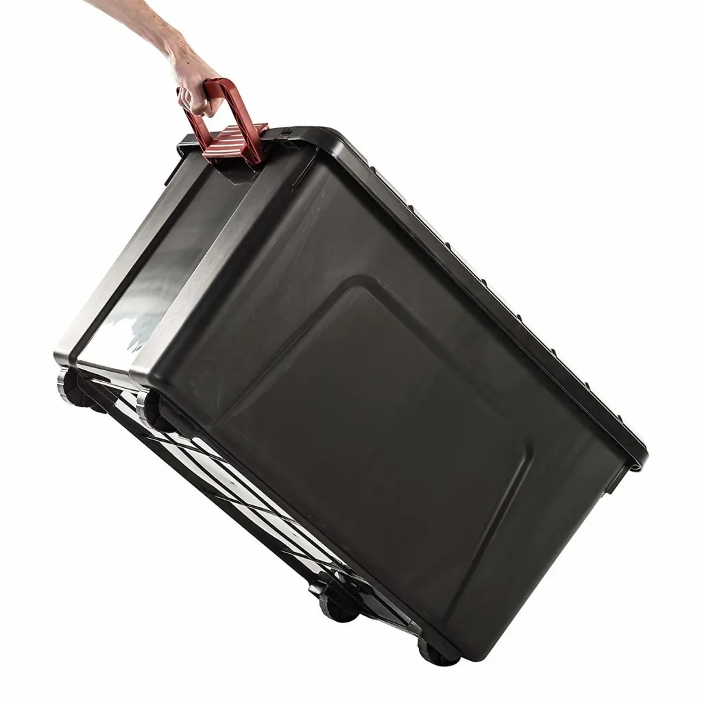 Multifunctionele opbergbox 110 liter, met wielen