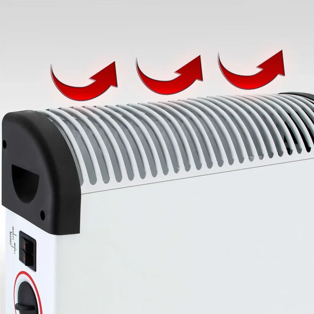 Heater with convector white 2000W