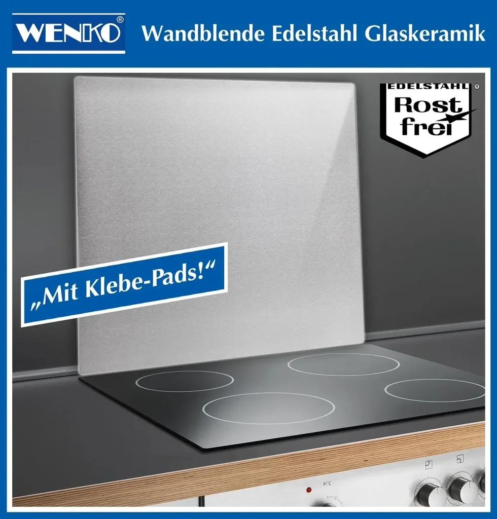 Wall panel stainless steel splash guard
