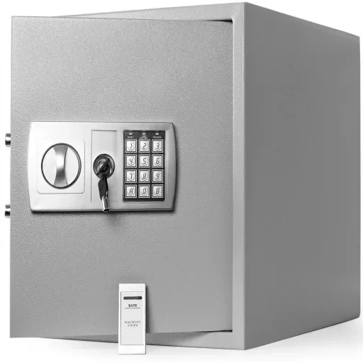 Digital security safe - 350x400x400mm - 4 mm steel door