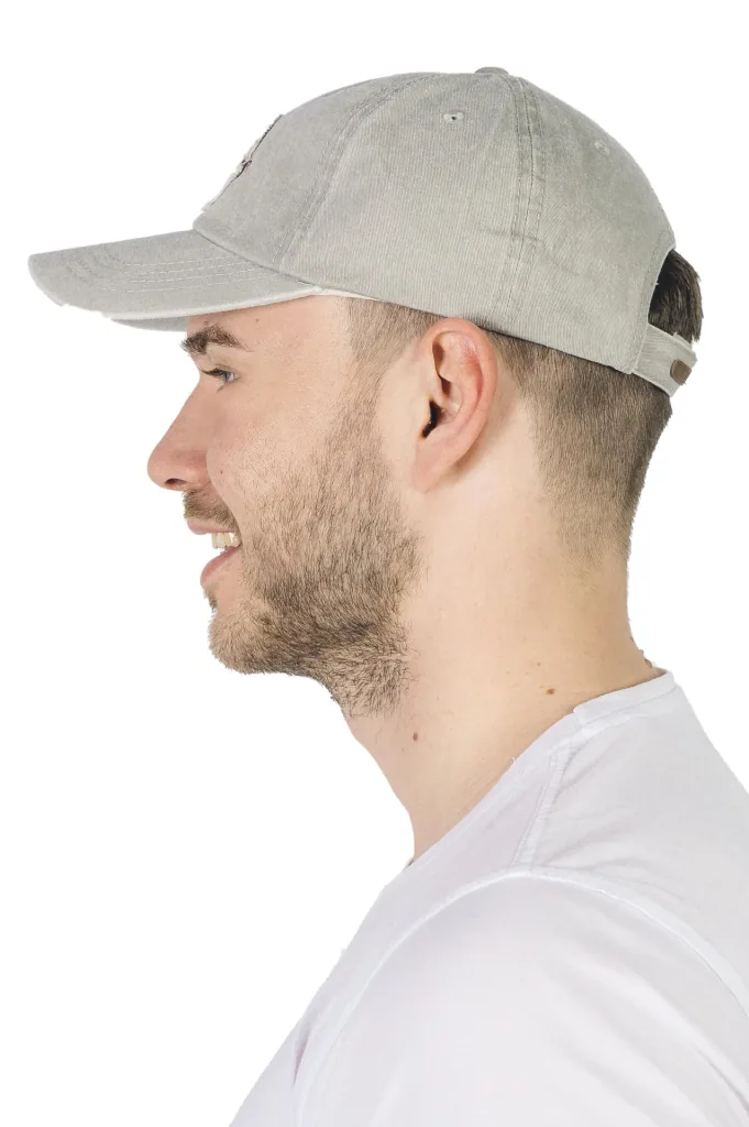 Cap with embroidery, color beige, size 57/58