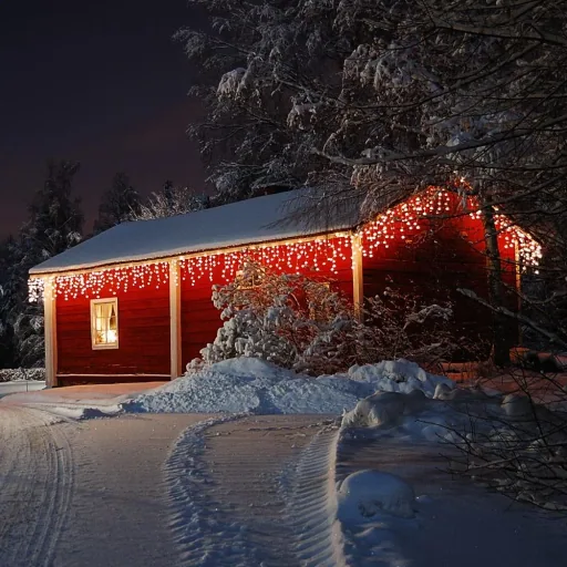 Christmas lights - Icicles - Christmas 200 LED 10m