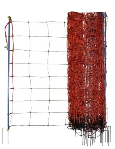 Sheep net OviNet Premium, 50 m, orange, 108 cm, double tip