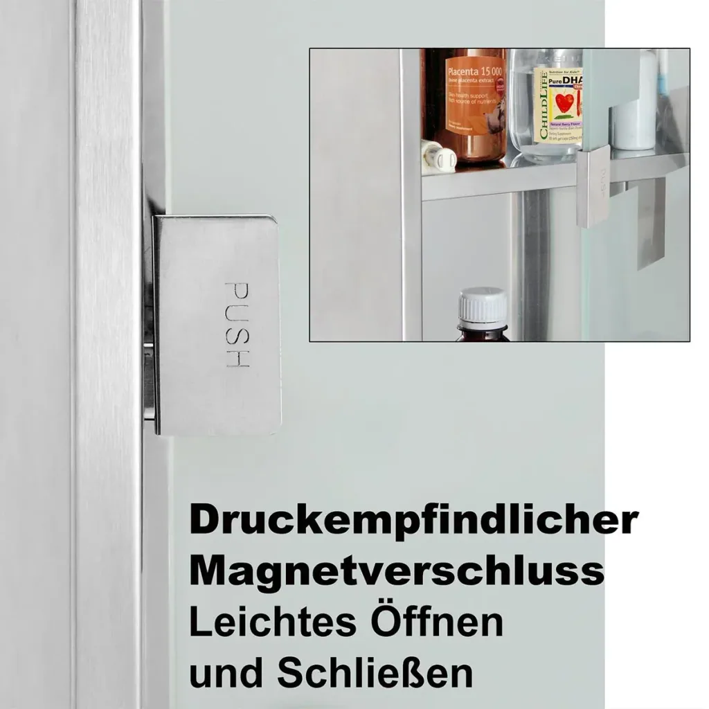 First aid medicine cabinet large with key