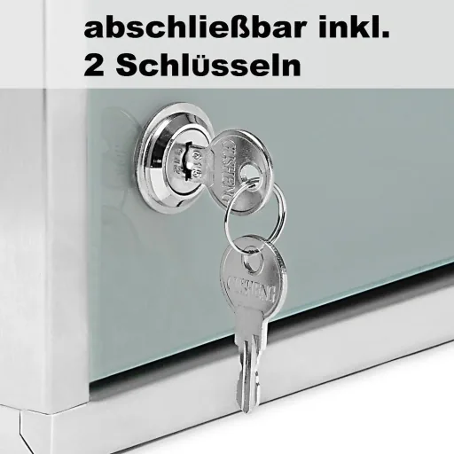 First aid medicine cabinet large with key