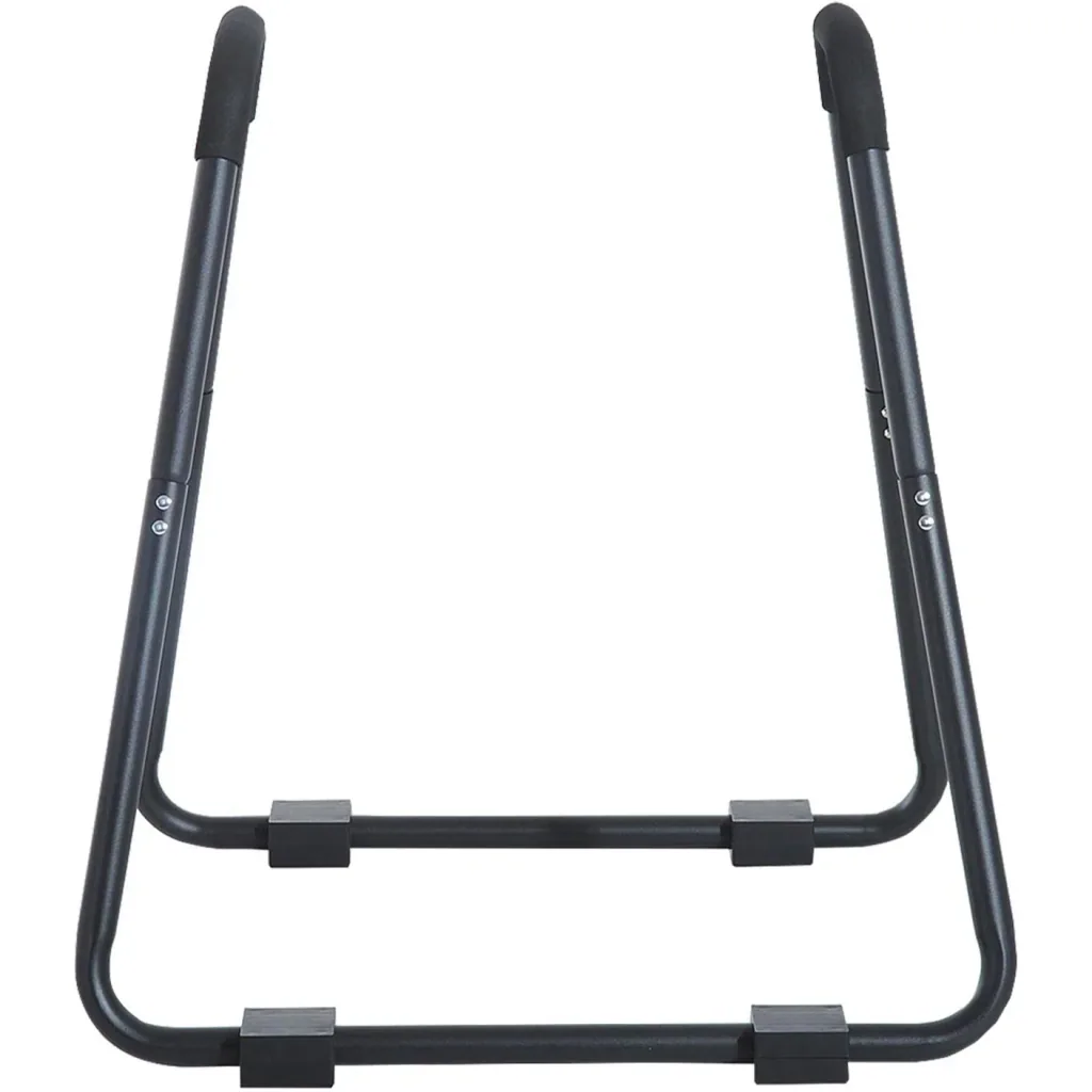 Dip station with sling trainer steel black