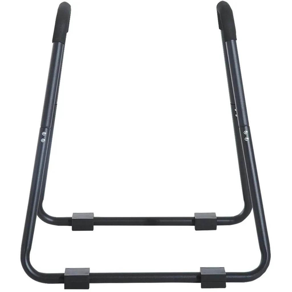 Dip station with sling trainer steel black