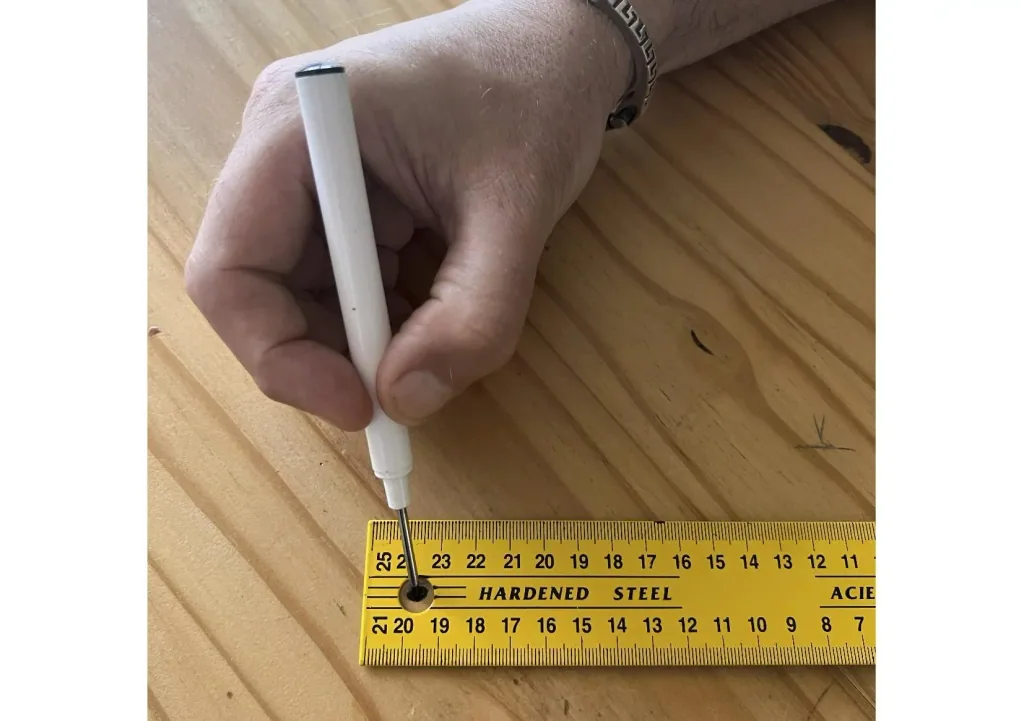 Drill hole marker set 4-piece