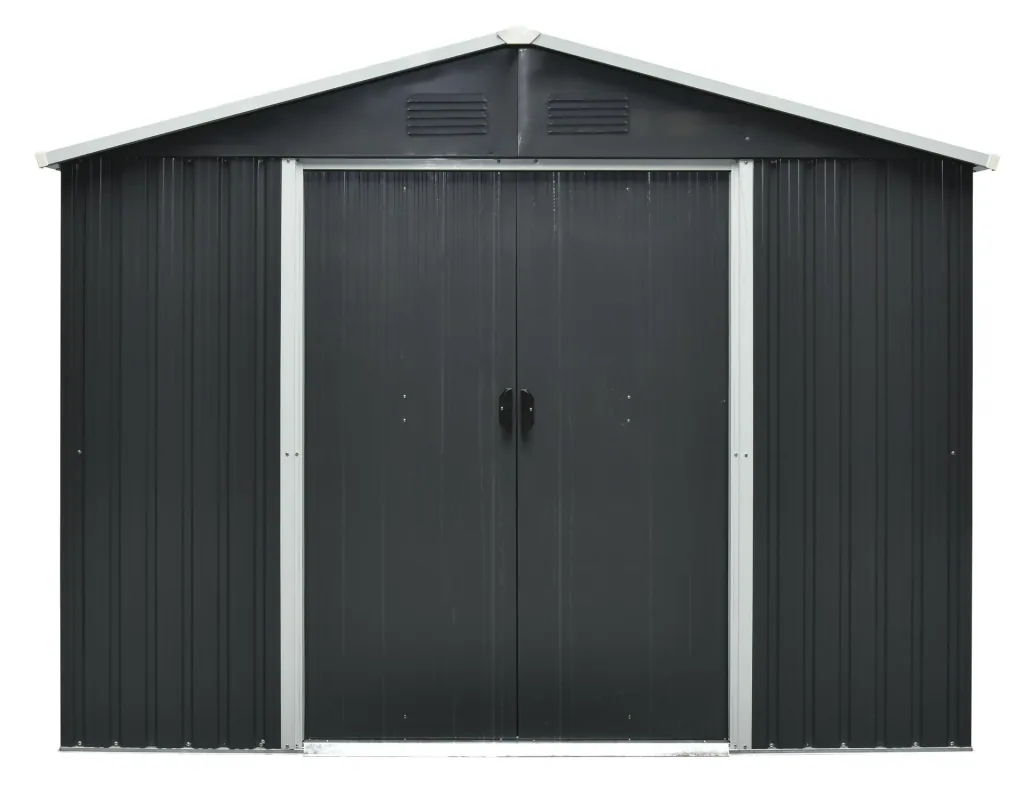 Tool shed Dresden II 108, slate/cream