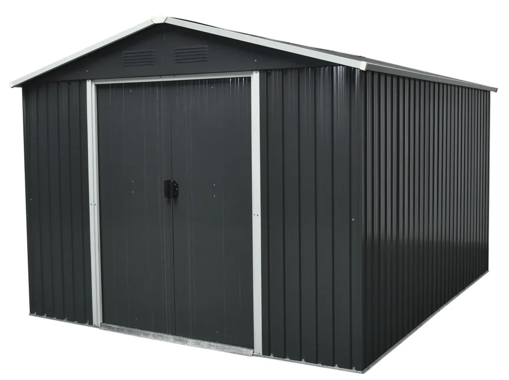 Tool shed Dresden II 108, slate/cream