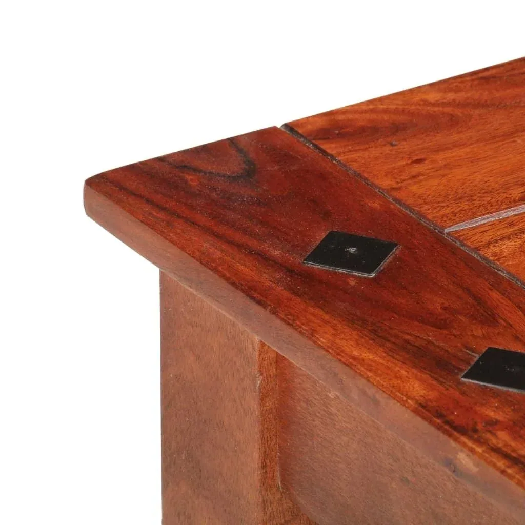 Side table 60x60x35 cm solid acacia wood