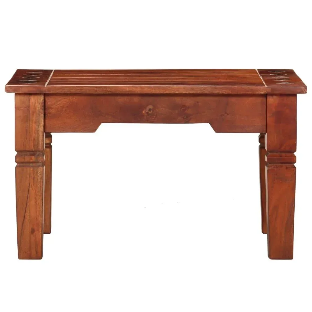Side table 60x60x35 cm solid acacia wood