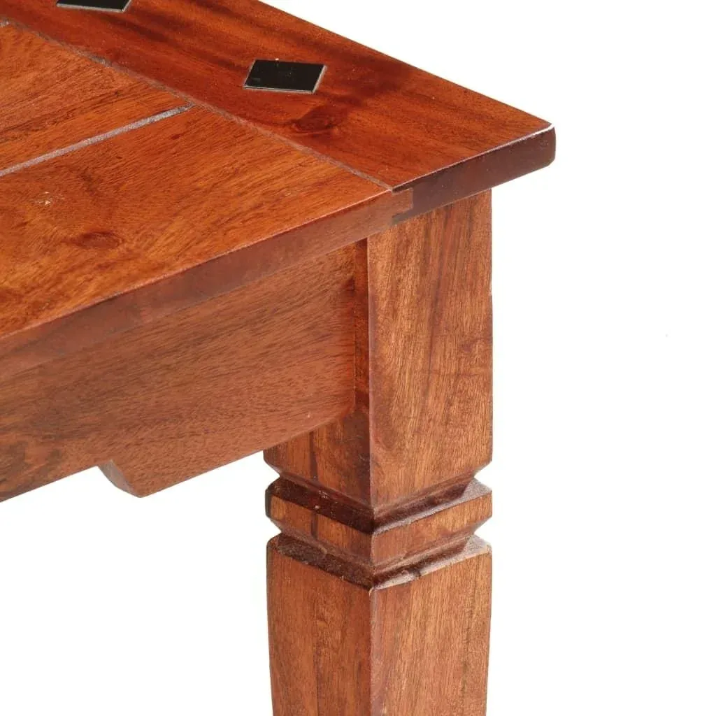 Side table 60x60x35 cm solid acacia wood