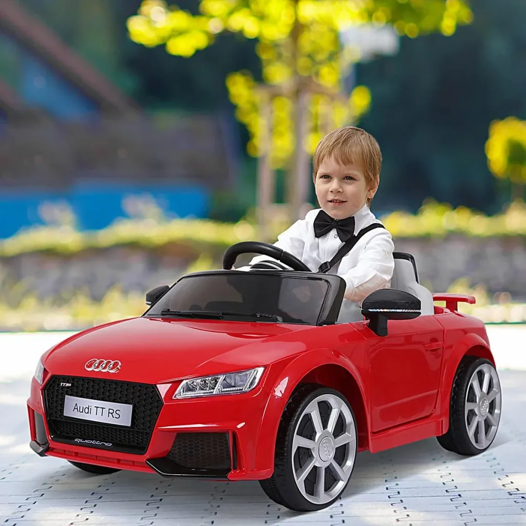 Children's electric car red