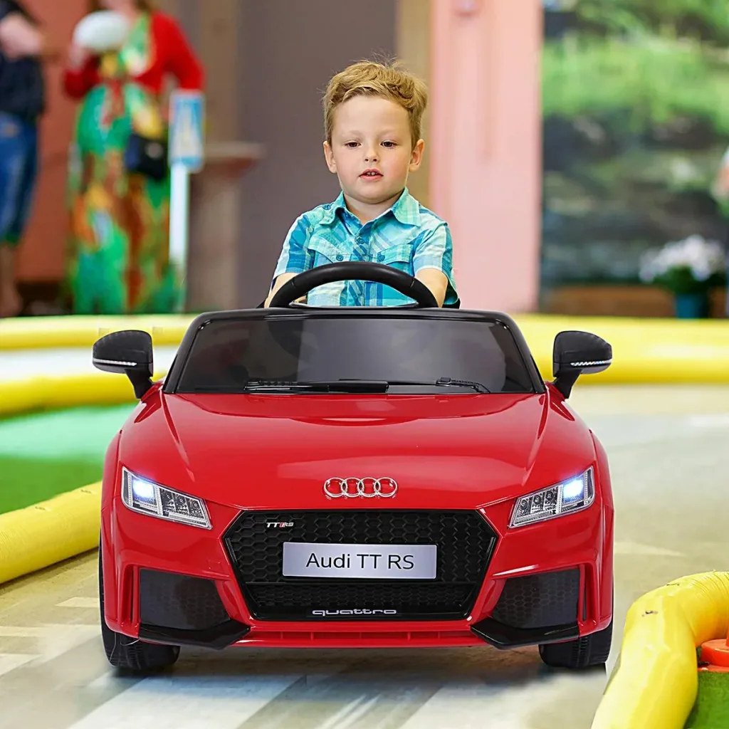 Children's electric car red