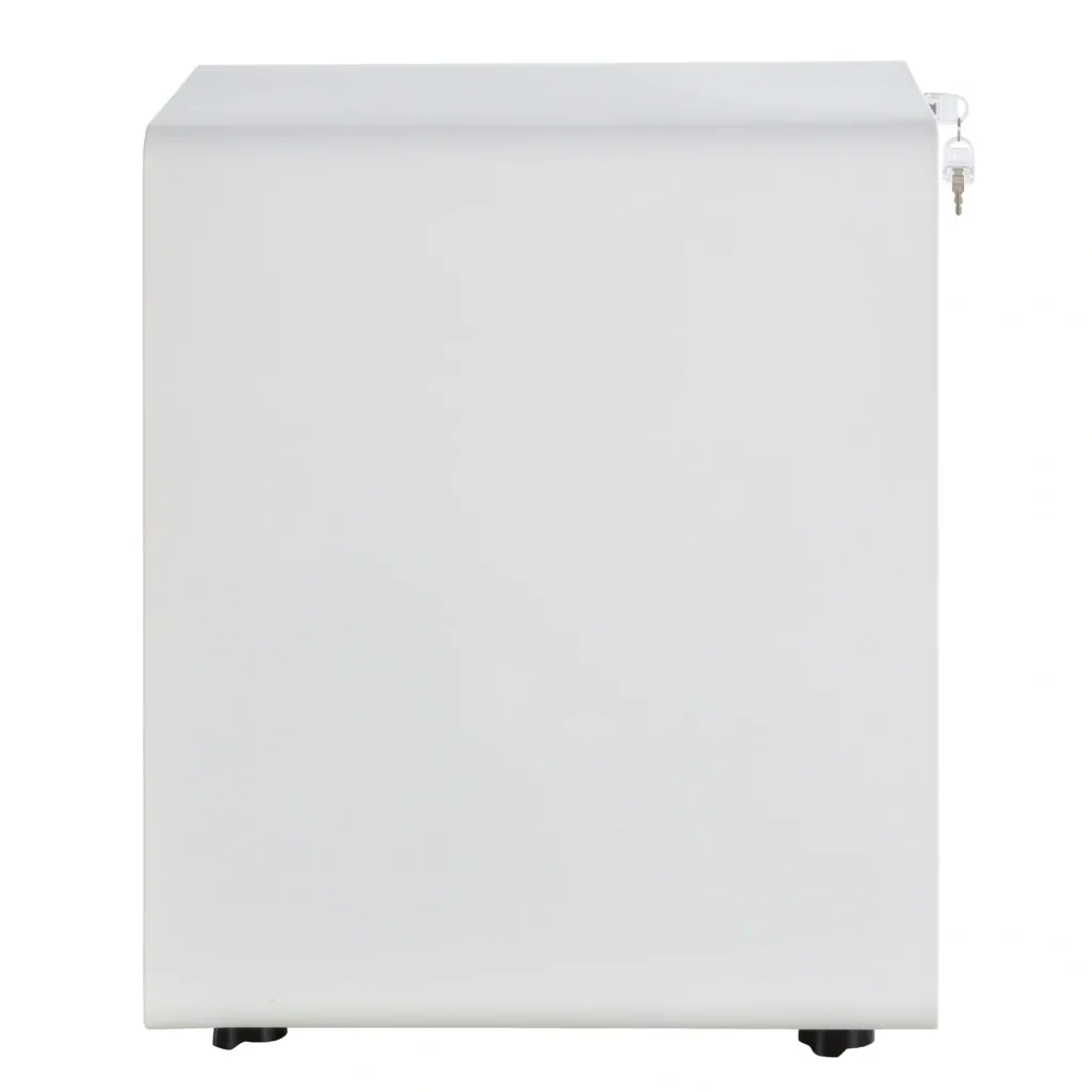 Filing cabinet with 3 drawers, white