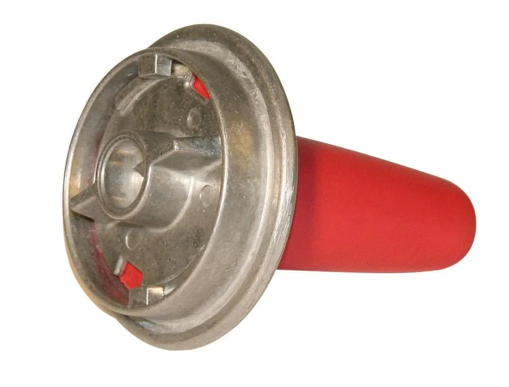 Aluminum calf drinking valve for drinking buckets with super suction cup