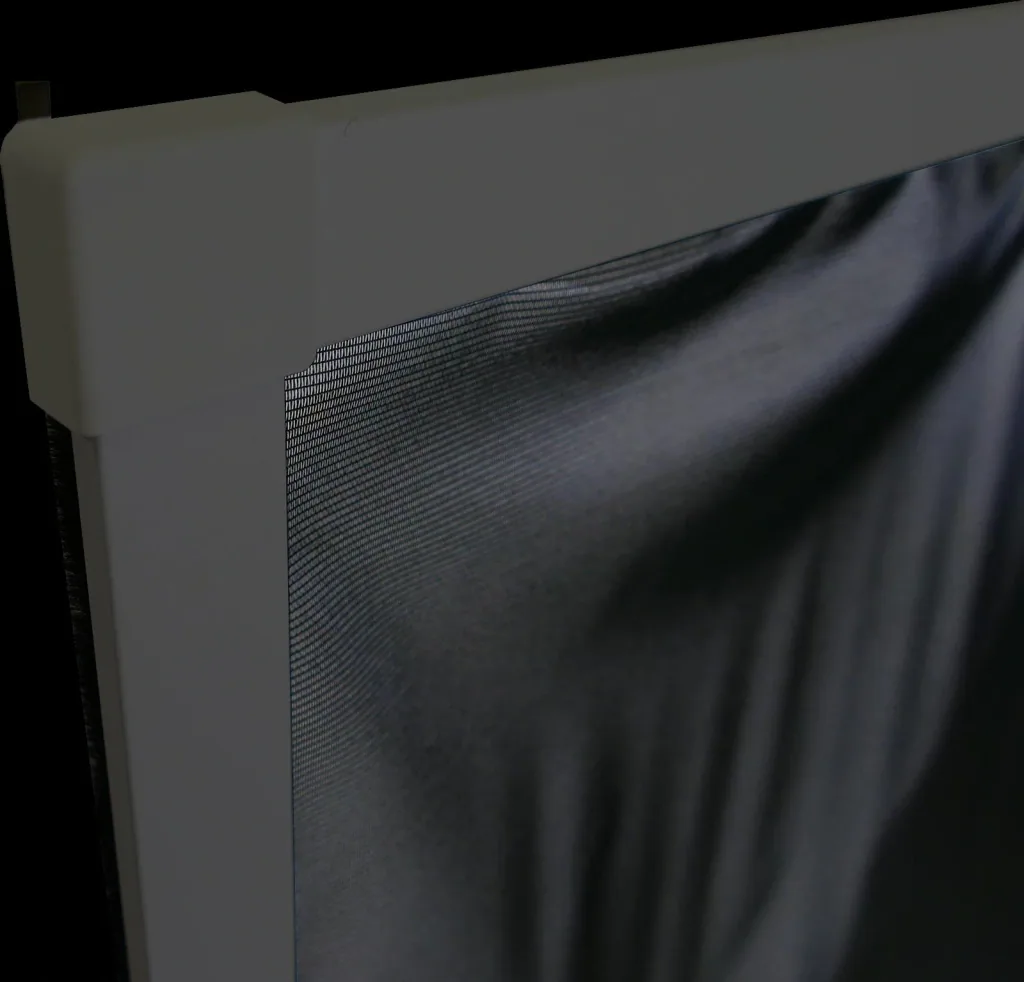 Telescopic insect screen window slim with pollen protection Pollen protection 120 x 140 cm, anthracite