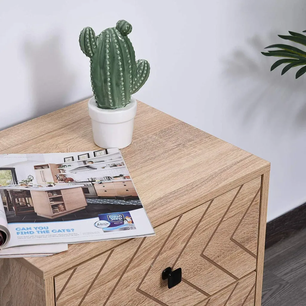 Bedside table in retro design