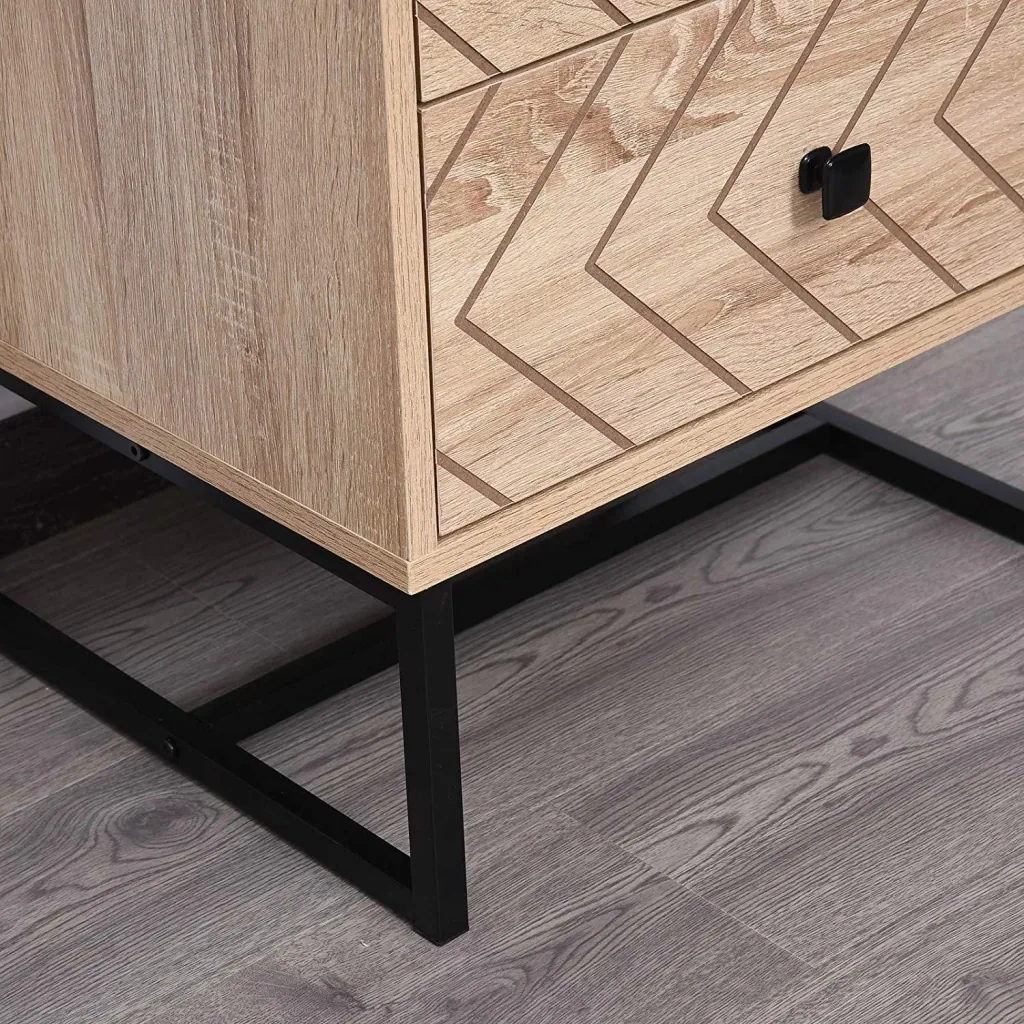 Bedside table in retro design