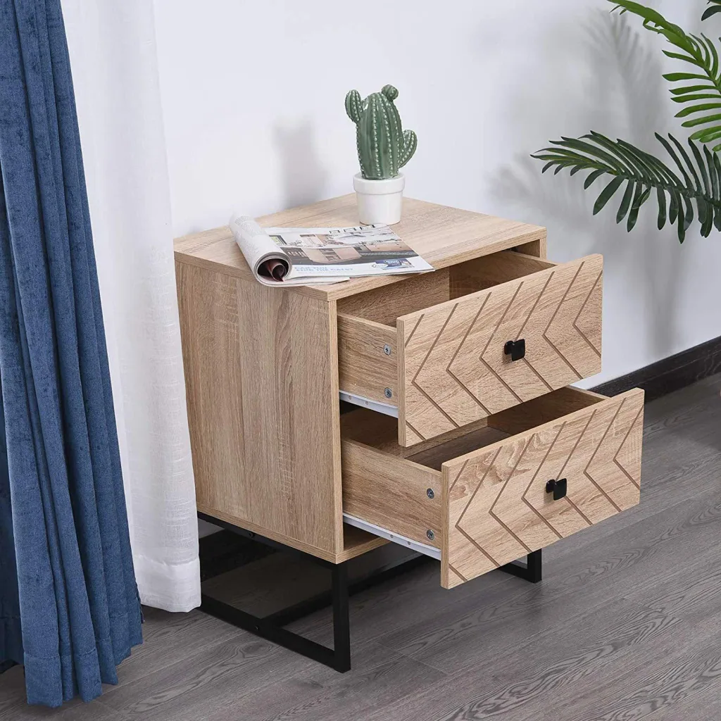 Bedside table in retro design