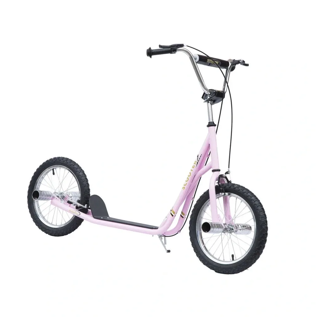 Children's scooter scooter kick scooter scooter with pneumatic tires city scooter children's scooter kickboard from 5 years toddler 16 inch ro