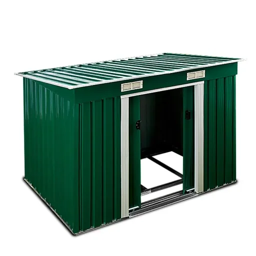 Shed green - metal 196x122x180