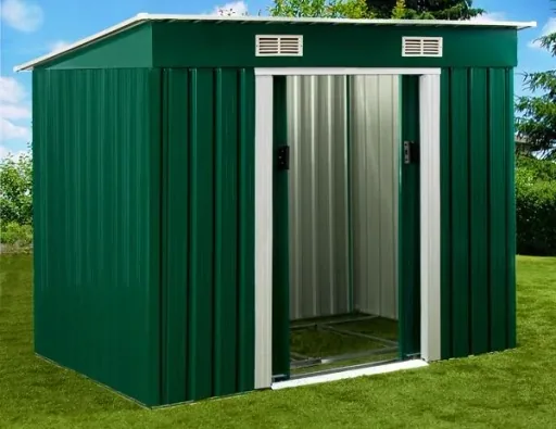 Shed green - metal 196x122x180