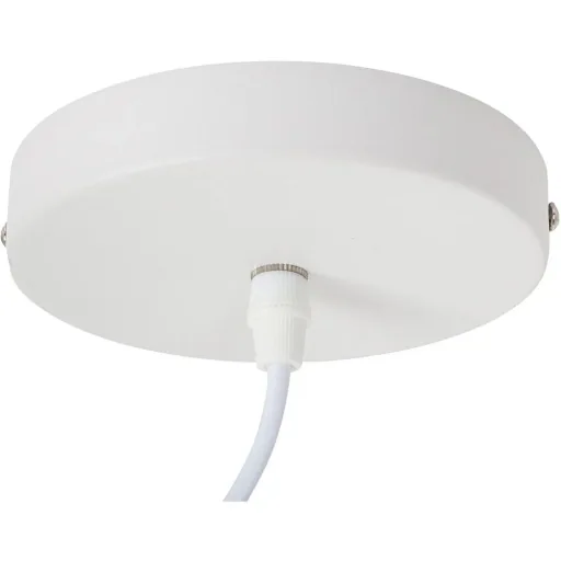 Hanging lamp ceiling spotlight industrial vintage E27 40W kitchen bar metal white ?34.5 x H28 cm (without bulb)