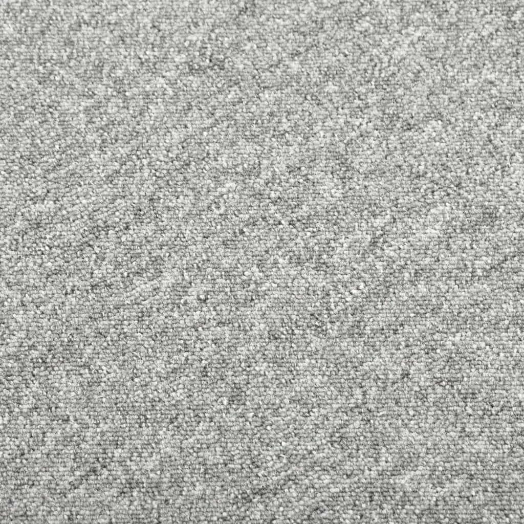 Carpet tiles 20 pieces 5 m² 50x50 cm light grey