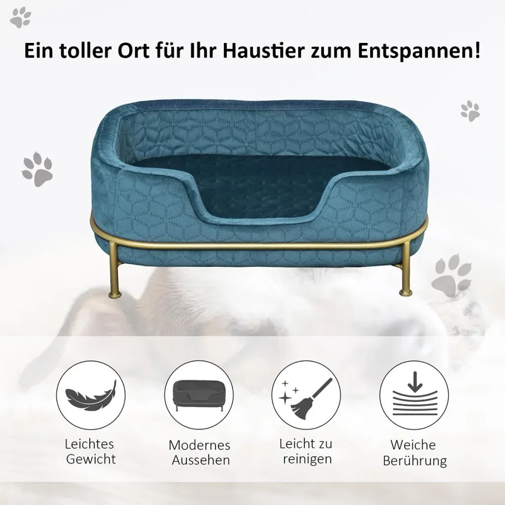 Dog sofa with backrest pet