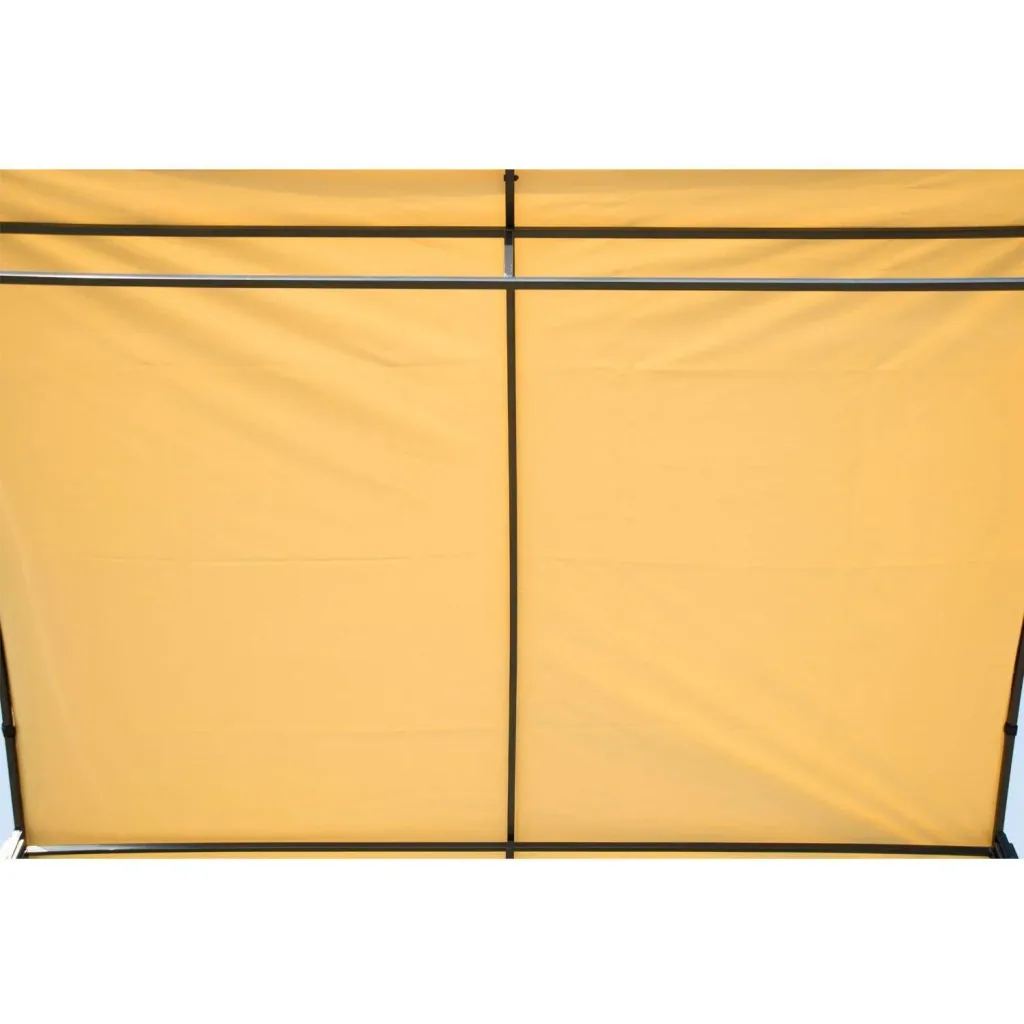 Barbecue pavilion with flame protection roof