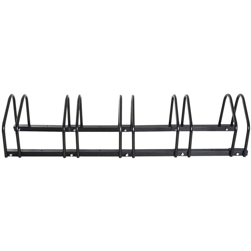 Bicycle stand for 5 bicycles, black