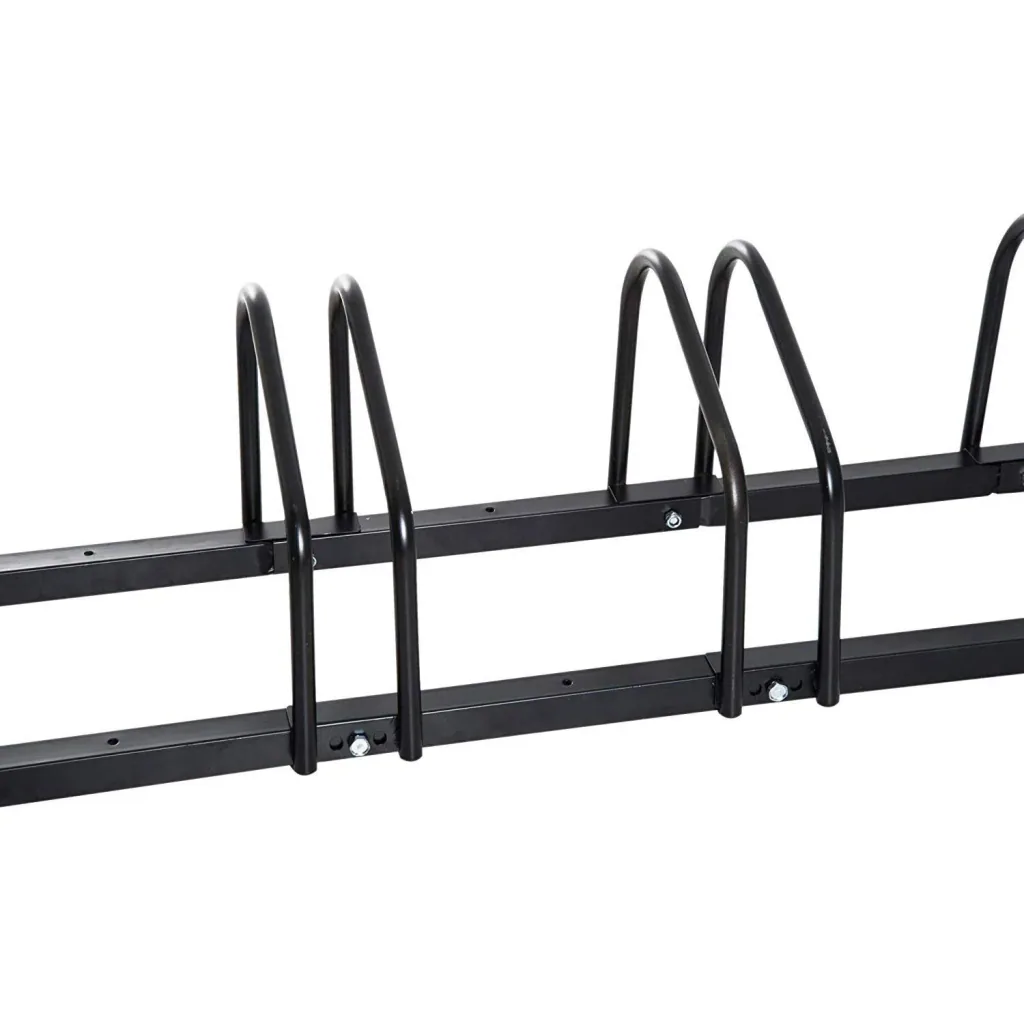 Bicycle stand for 5 bicycles, black