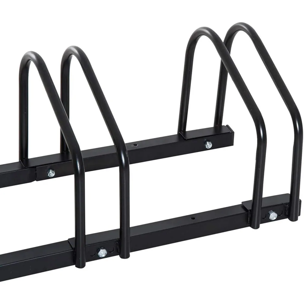 Bicycle stand for 5 bicycles, black