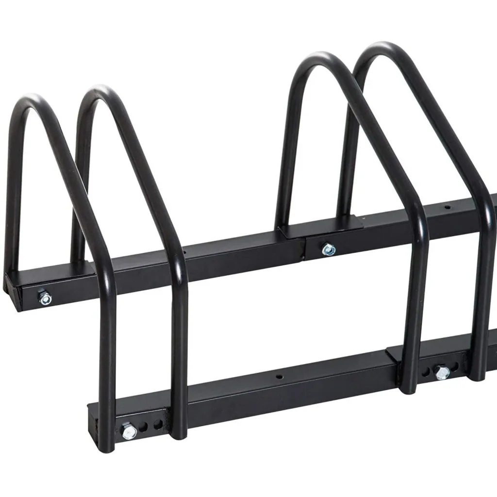 Bicycle stand for 5 bicycles, black