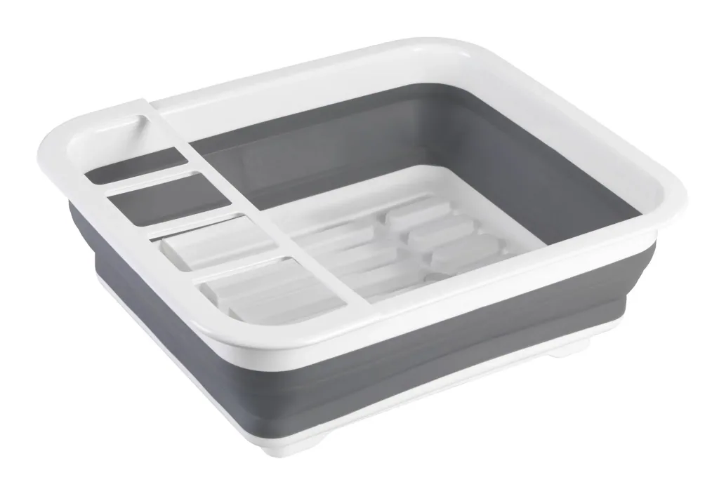 Foldable dish drainer